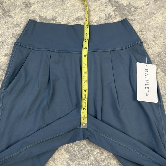 NWT Athleta Elation Pant Granite Blue Butter Soft Comfy Low Impact Yoga Sz XS - Picture 8 of 13